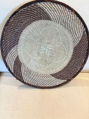 NEW Africa Woven Basket. Made by the Binga people of Zambia/Zimbabwe